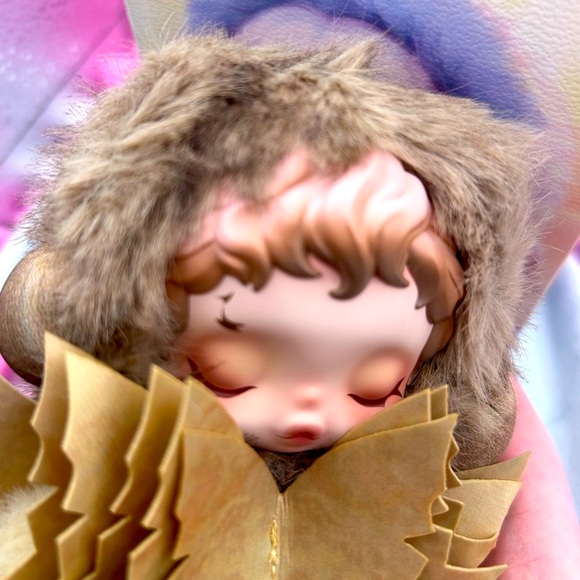 POP MART SKULLPANDA Teakwood Plush Pendant Bag Charm | Designer Collectible - Picture 4 of 6